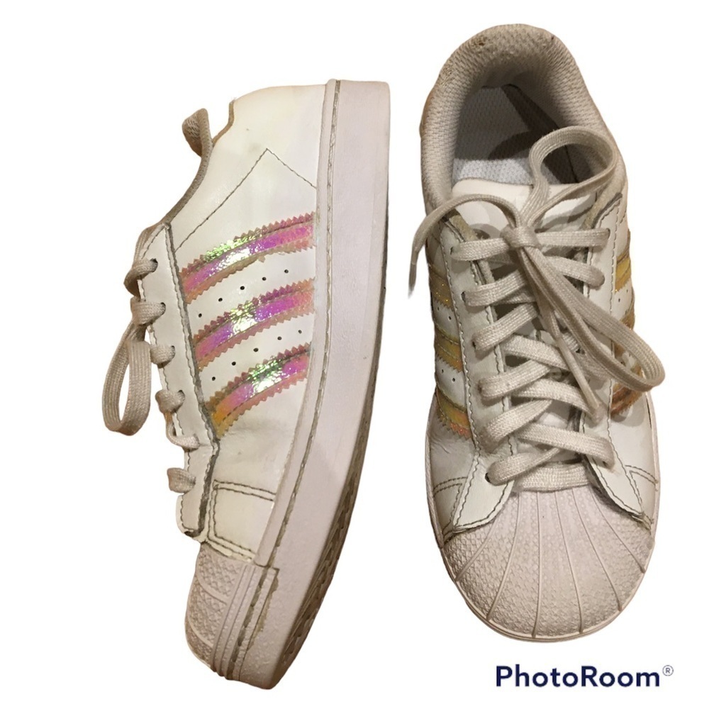 Euc adidas Superstar Girls Shoes​​​​​​​